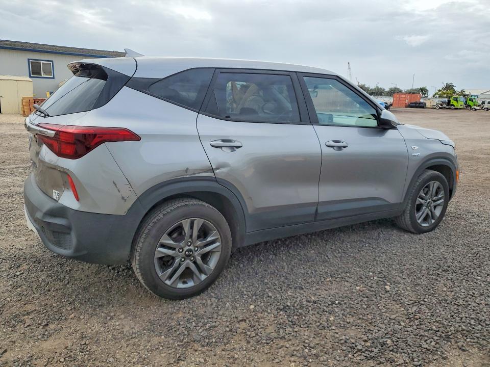 2021 Kia Seltos VIN KNDEPCAA3M7096889 COPART salvage auction — REAR END, Hi - Certificate Of Title, sold $25 on 2026-07-20 (photo 3)