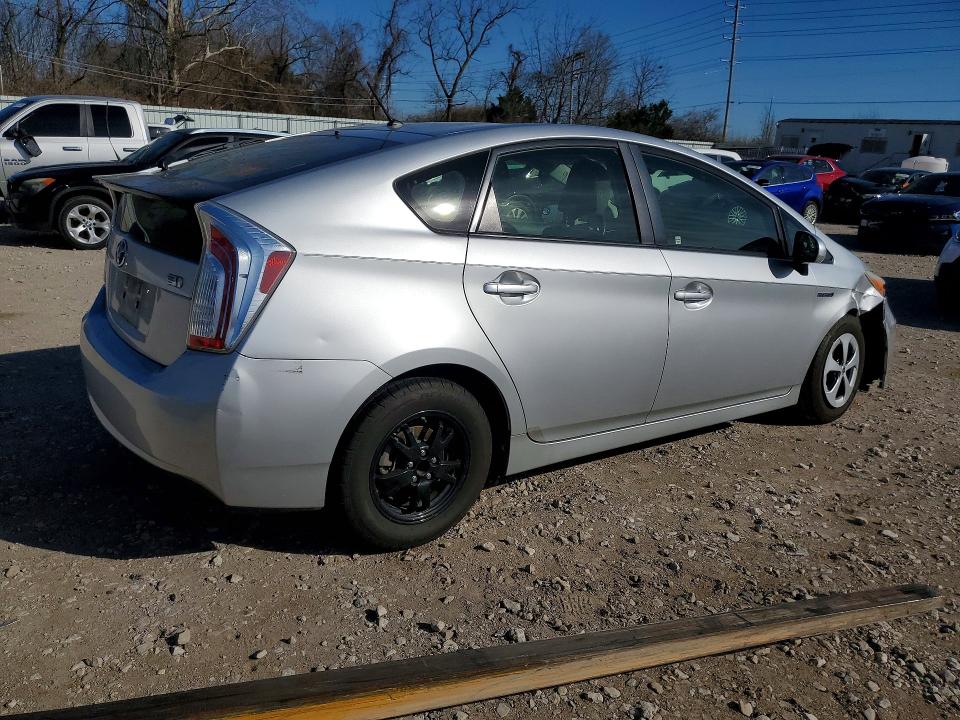2013 Toyota Prius VIN JTDKN3DU6D5567475 COPART salvage auction — FRONT END, Mo - Salvage Certificate Of Title, sold $875 on 2026-07-08 (photo 3)