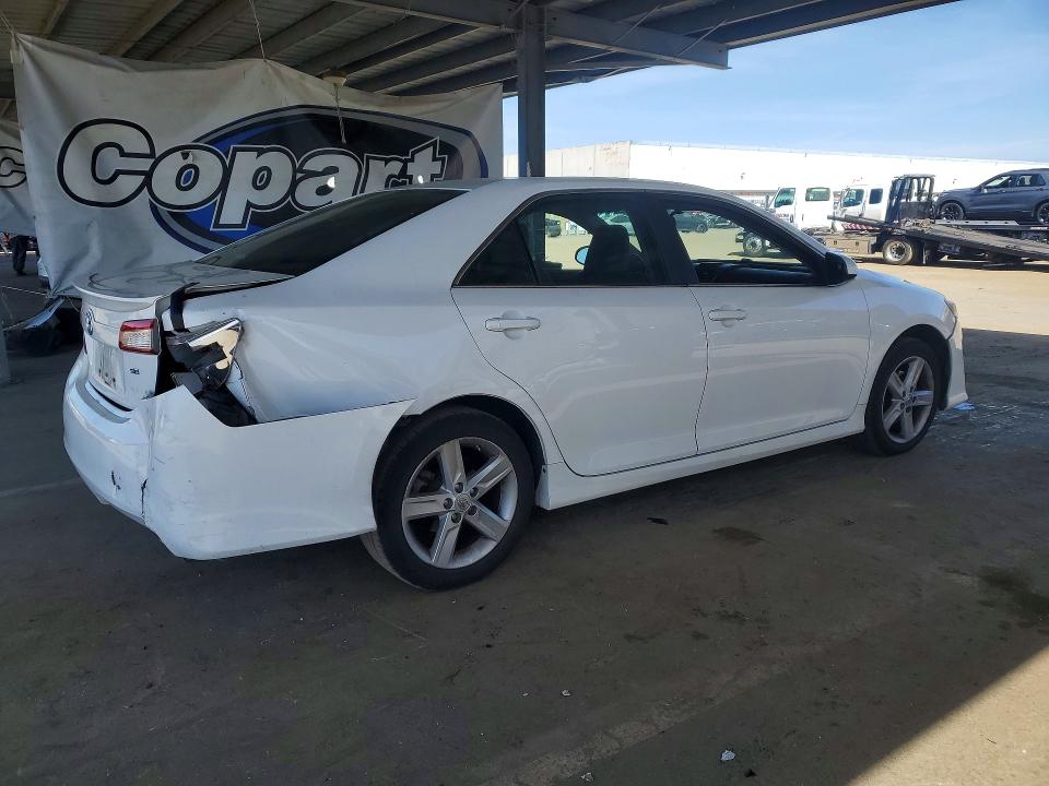 2013 Toyota Camry VIN 4T1BF1FK6DU286582 COPART salvage auction — REAR END, Ca - Salvage Certificate, sold $1,800 on 2026-07-02 (photo 3)