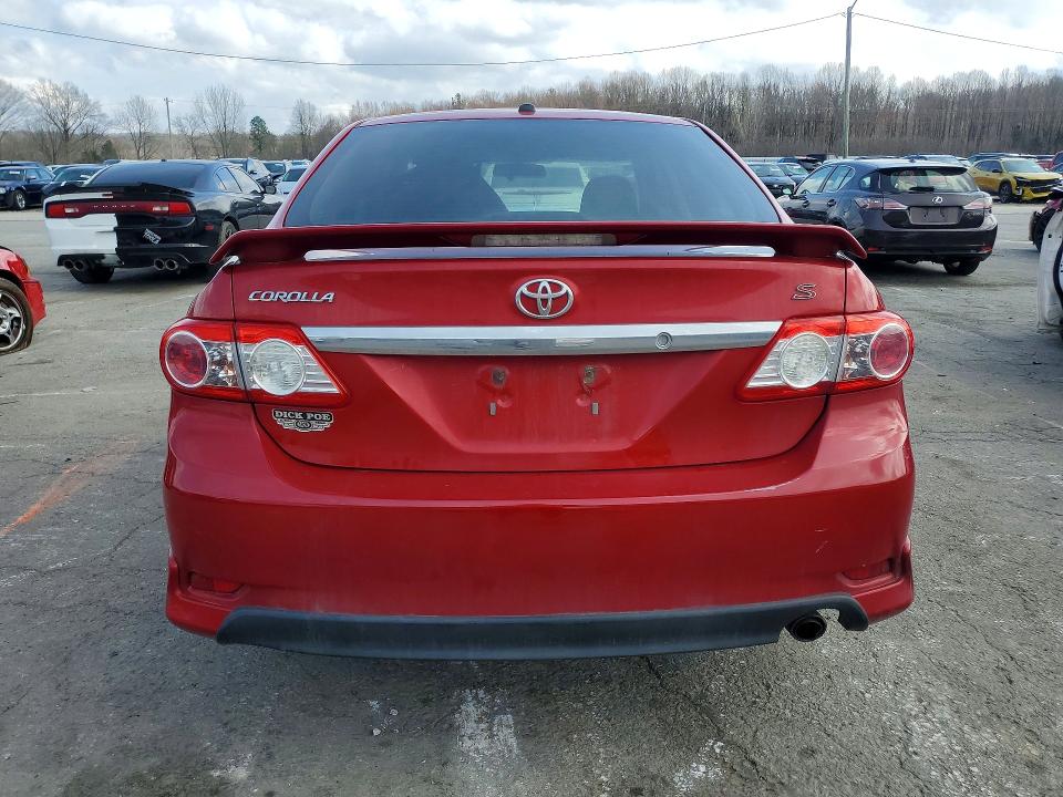2012 Toyota Corolla VIN 5YFBU4EE9CP017446 COPART salvage auction — FRONT END, Salvage Title, sold $1,350 on 2026-07-27 (photo 6)