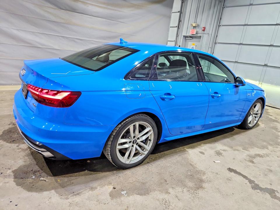 2020 Audi A4 VIN WAUENAF4XLN009395 COPART salvage auction — FRONT END, Wv - Salvage Certificate, sold $8,100 on 2026-07-07 (photo 3)