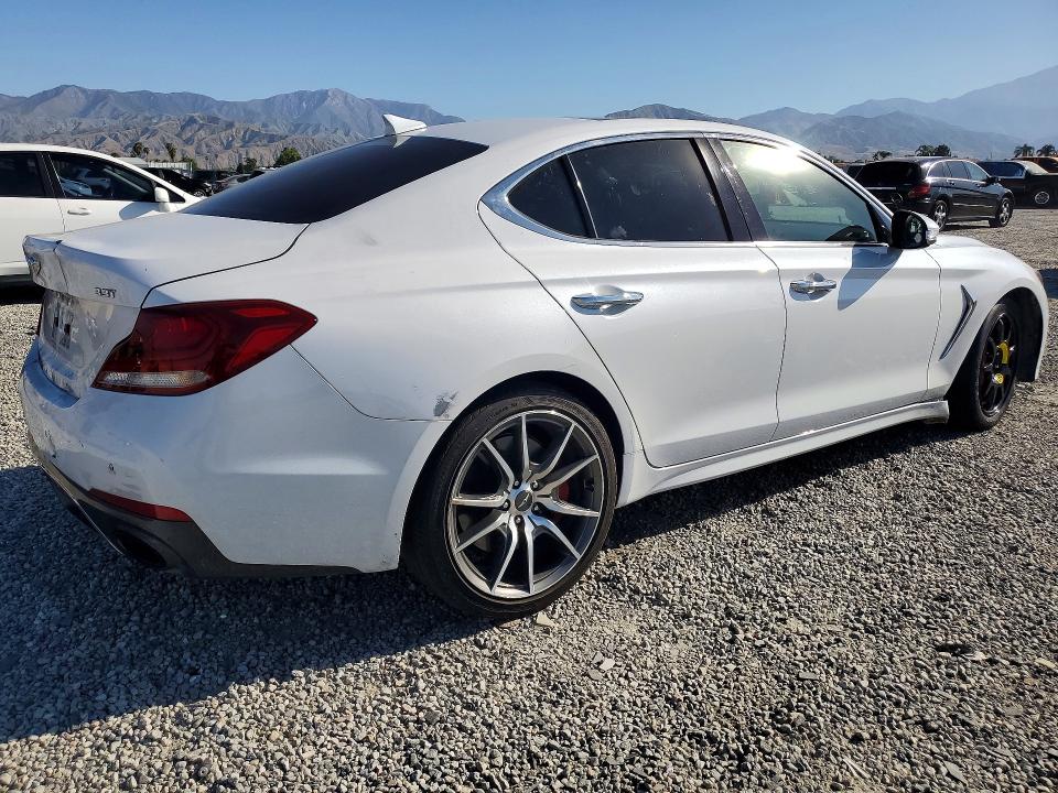 2019 Genesis G70 VIN KMTG74LE8KU034077 COPART salvage auction — SIDE, CA, sold $5,100 on 2026-07-15 (photo 3)