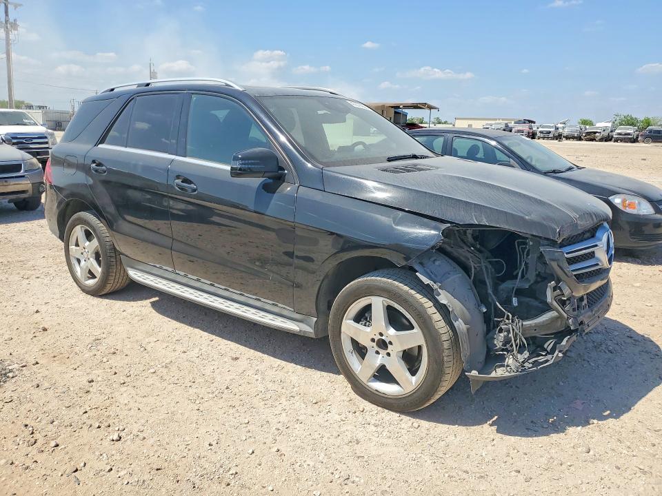 2017 Mercedes-benz Gle class VIN 4JGDA5JBXHA931490 COPART salvage auction — FRONT END, Tx - Salvage Vehicle Title, sold $6,900 on 2026-07-02 (photo 4)