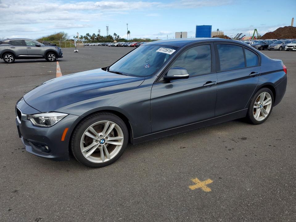 2017 BMW 3er VIN WBA8E1G58HNU15106 COPART salvage auction — WATER/FLOOD, Hi - Certificate Of Salvage, sold $375 on 2026-07-27 (photo 1)
