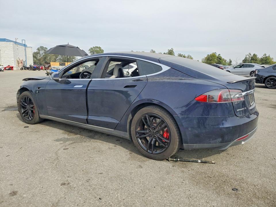 2014 Tesla Model s VIN 5YJSA1H11EFP55806 COPART salvage auction — FRONT END, Ca - Salvage Certificate, sold $2,750 on 2026-07-30 (photo 2)