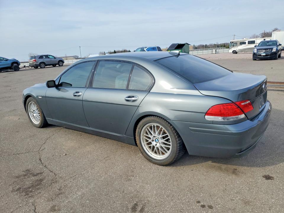 2008 BMW 7 series VIN WBAHN83588DT83472 COPART salvage auction — NORMAL WEAR, MN - PARTS VEHICLE BILL OF SALE, sold $450 on 2026-07-30 (photo 2)