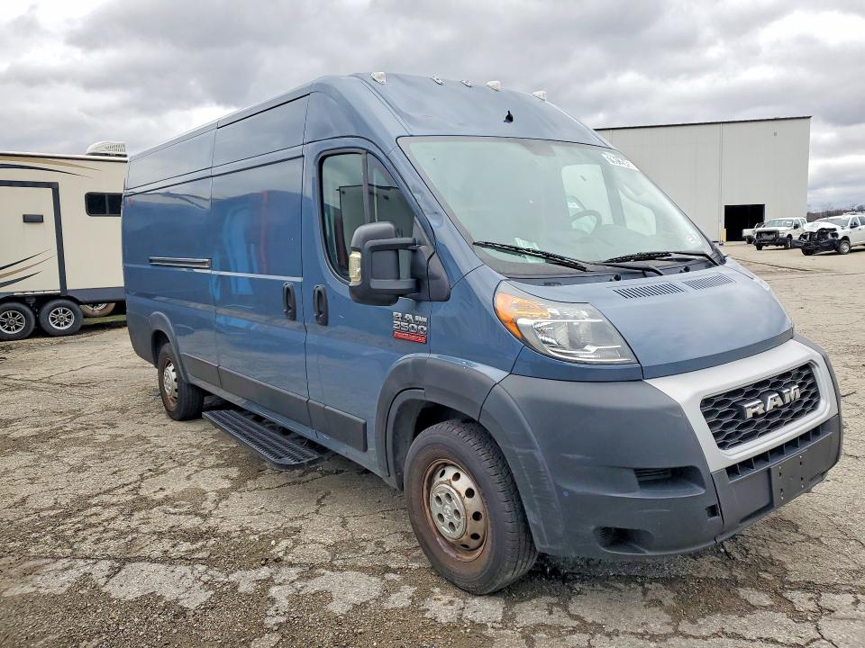 2020 Ram Promaster 3500 VIN 3C6URVJGXLE145369 COPART salvage auction — SIDE, Pa - Cert Of Title, sold $11,200 on 2026-07-08 (photo 4)