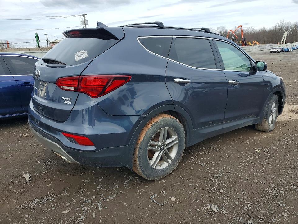 2018 Hyundai Santa fe VIN 5XYZUDLB3JG523024 COPART salvage auction — MINOR DENT/SCRATCHES, Nj - Certificate Of Title, sold $2,250 on 2026-07-03 (photo 3)