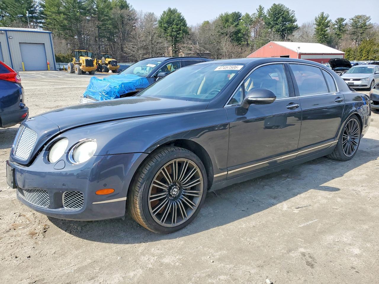2013 Bentley Continental VIN SCBBP9ZA4DC081659 COPART salvage auction — Side, MA - CERT OF TITLE-RECONSTRCTD COLL, sold $13,300 on 2026-05-29 (photo 1)
