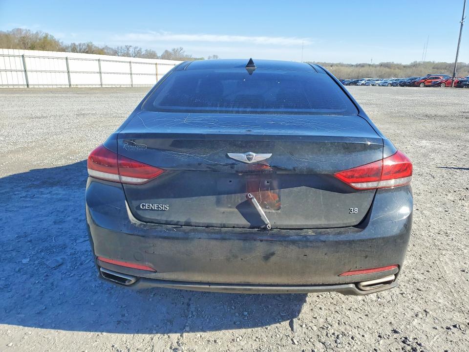 2015 Hyundai Genesis VIN KMHGN4JE0FU101702 COPART salvage auction — VANDALISM, Nc - Salvage Certificate Of Title, sold $175 on 2026-07-29 (photo 6)