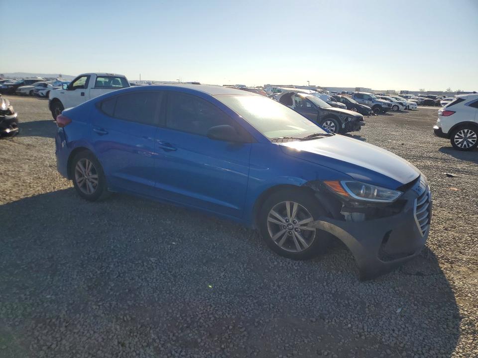 2018 Hyundai Elantra VIN KMHD84LF1JU554171 COPART salvage auction — FRONT END, Ca - Dis/Dlr/Exp Only Clean Title, sold $1,300 on 2026-07-03 (photo 4)
