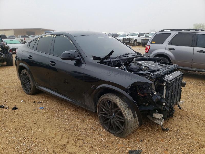 2021 BMW X6 VIN 5YMCY0C09M9E09840 COPART salvage auction — FRONT END, Tx - Certificate Of Title, sold $27,750 on 2026-07-02 (photo 4)