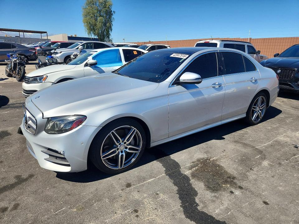 2017 Mercedes-benz E-klasse VIN WDDZF4JB6HA038230 COPART salvage auction — FRONT END, Nv - Certificate Of Title (P), sold $7,500 on 2026-07-20 (photo 1)