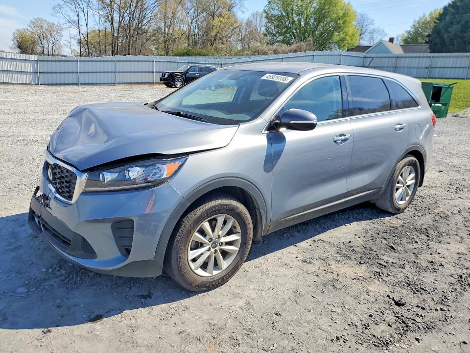 2020 Kia Sorento VIN 5XYPG4A36LG643719 COPART salvage auction — FRONT END, Nc - Salvage Certificate Of Title, sold $2,150 on 2026-07-29 (photo 1)