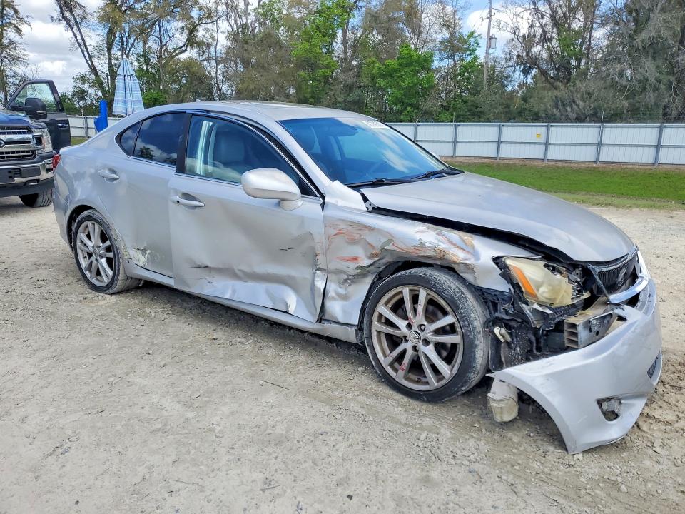 2007 Lexus Is VIN JTHBK262872052058 COPART salvage auction — FRONT END, Fl - Cert Of Title Slvg Rebuildable, sold $375 on 2026-07-14 (photo 4)