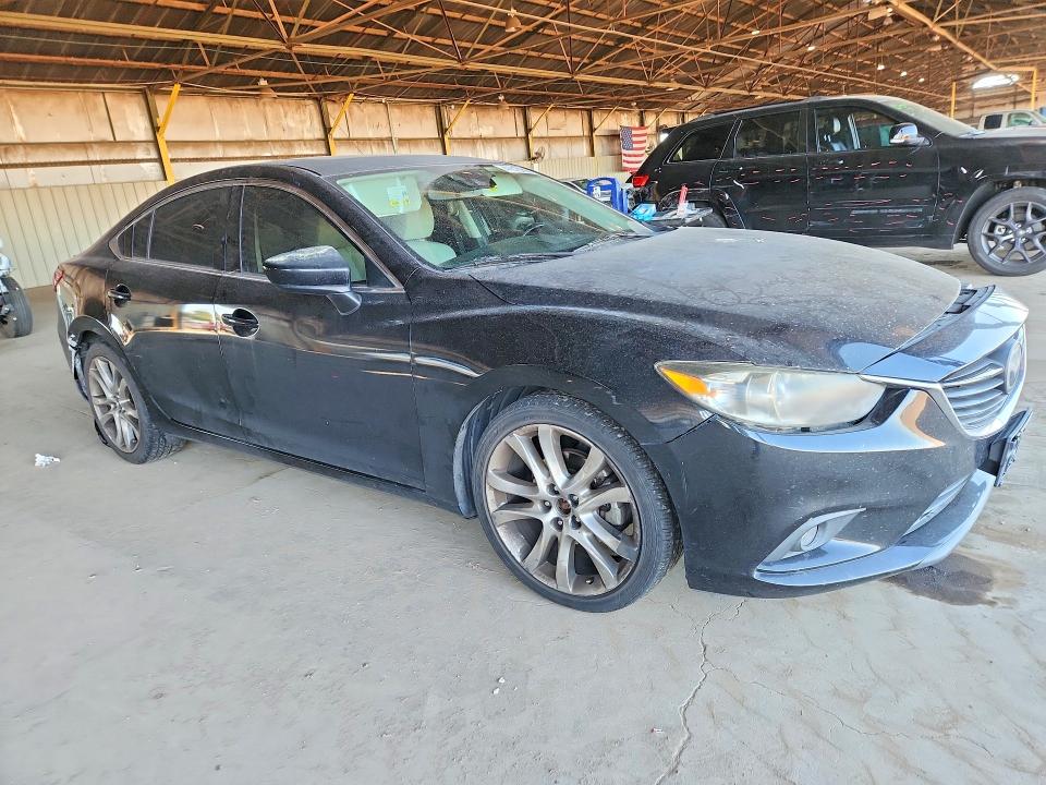 2014 Mazda 6 VIN JM1GJ1W61E1128892 COPART salvage auction — FRONT END, AZ - CERT OF TITLE - SALVAGE, sold $1,600 on 2026-07-27 (photo 4)