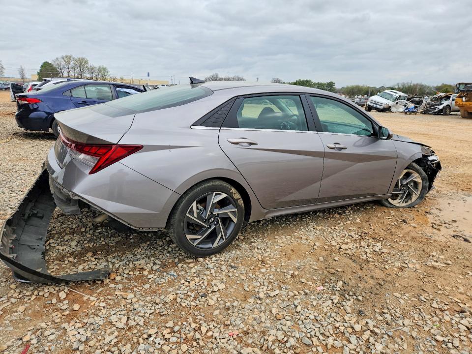 2024 Hyundai Elantra VIN KMHLS4DG4RU718707 COPART salvage auction — FRONT END, AL - CERT OF TITLE-SALVAGE TITLE, sold $4,600 on 2026-07-08 (photo 3)
