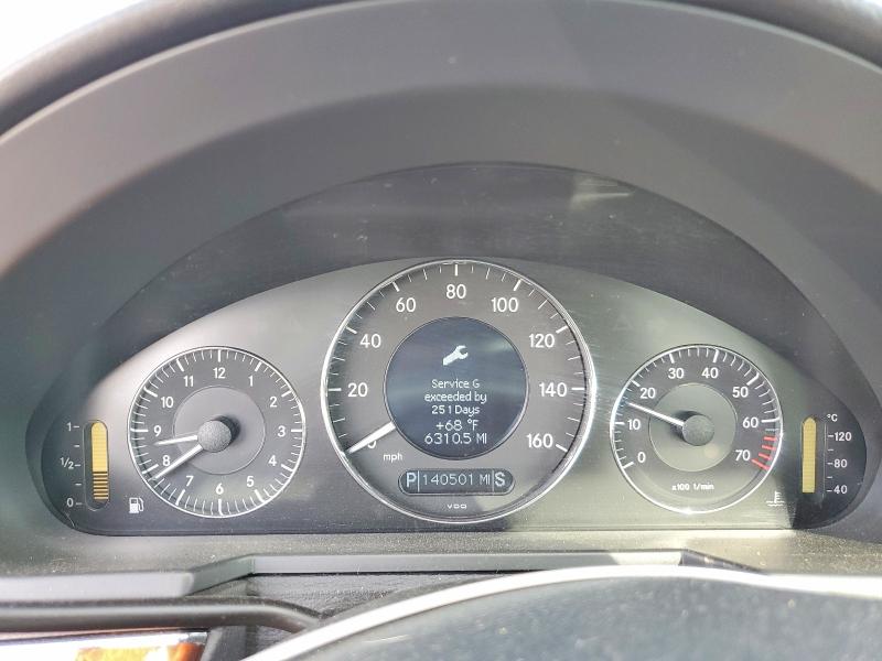 2006 Mercedes-benz E-class VIN WDBUF56J96A842916 COPART salvage auction — FRONT END, CA - SALVAGE CERTIFICATE, sold $700 on 2026-07-22 (photo 9)