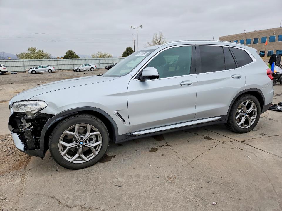 2021 BMW X3 VIN 5UXTY5C05M9E20788 COPART salvage auction — FRONT END, Co - Public - Salvage Title, sold $14,700 on 2026-07-20 (photo 1)