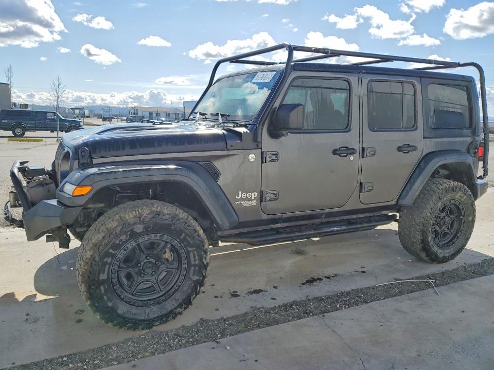 2018 Jeep Wrangler unlimited VIN 1C4HJXDGXJW198987 — COPART salvage auction photo