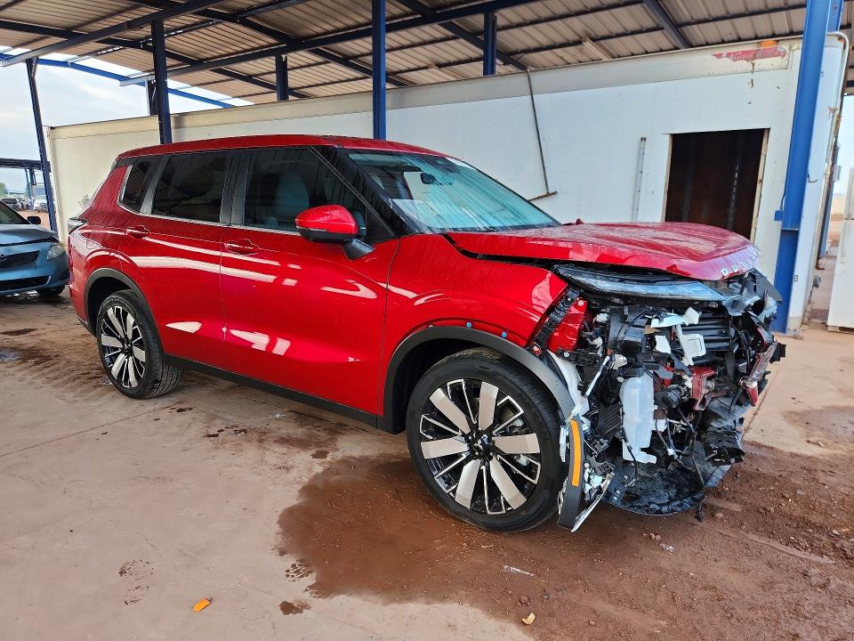 2025 Mitsubishi Outlander VIN JA4J3VA82SZ030509 COPART salvage auction — FRONT END, Az - Cert Of Title - Salvage, sold $8,700 on 2026-07-02 (photo 4)