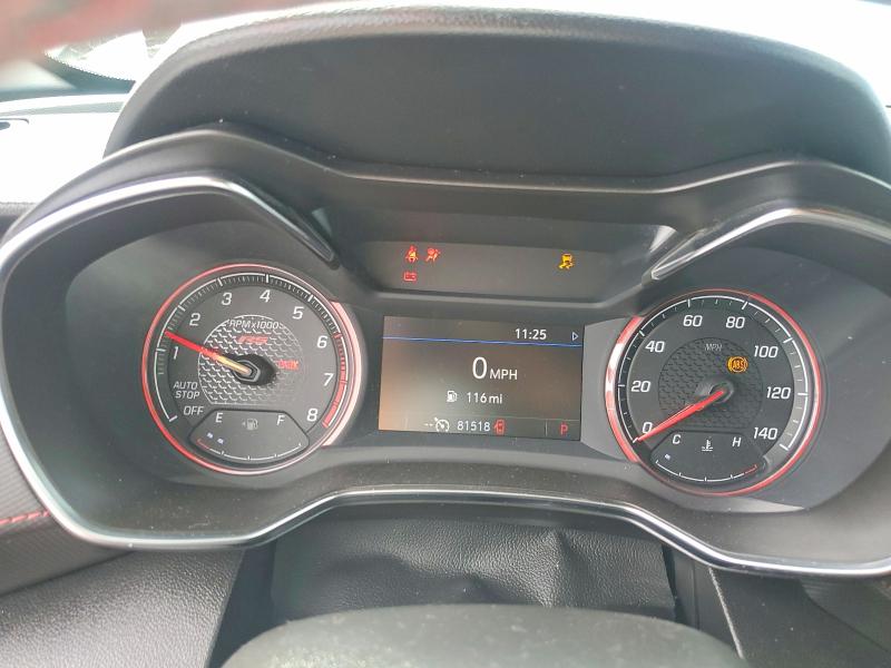 2022 Chevrolet Trailblazer VIN KL79MTSL4NB008759 COPART salvage auction — FRONT END, Salvage Title, sold $2,350 on 2026-07-13 (photo 9)