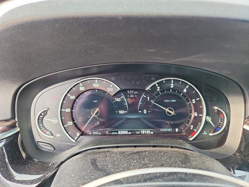 2018 BMW 5er VIN WBAJA7C56JWA71204 COPART salvage auction — FRONT END, Mi - Cert Of Title-Salvage Vehicle, sold $4,550 on 2026-07-02 (photo 9)