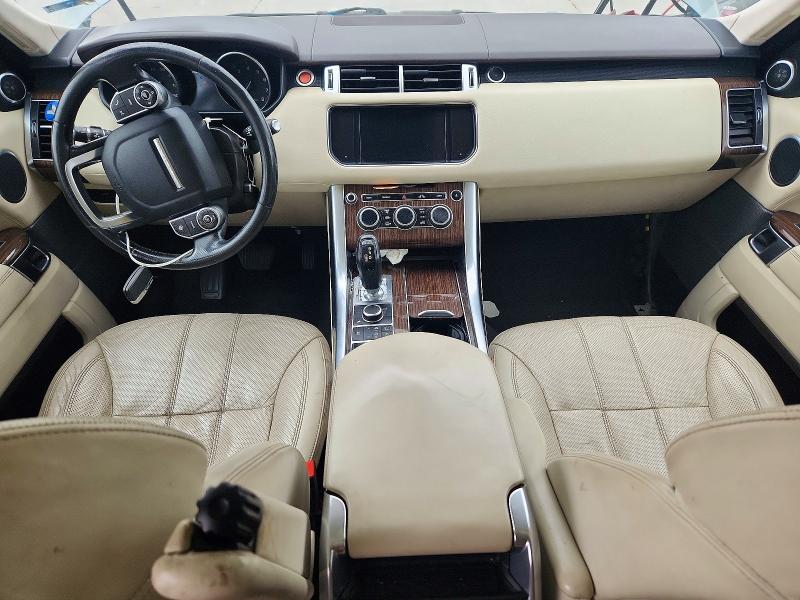 2014 Land rover Range rover sport VIN SALWR2WF3EA388536 COPART salvage auction — REAR END, Tx - Salvage Vehicle Title, sold $2,550 on 2026-07-02 (photo 8)