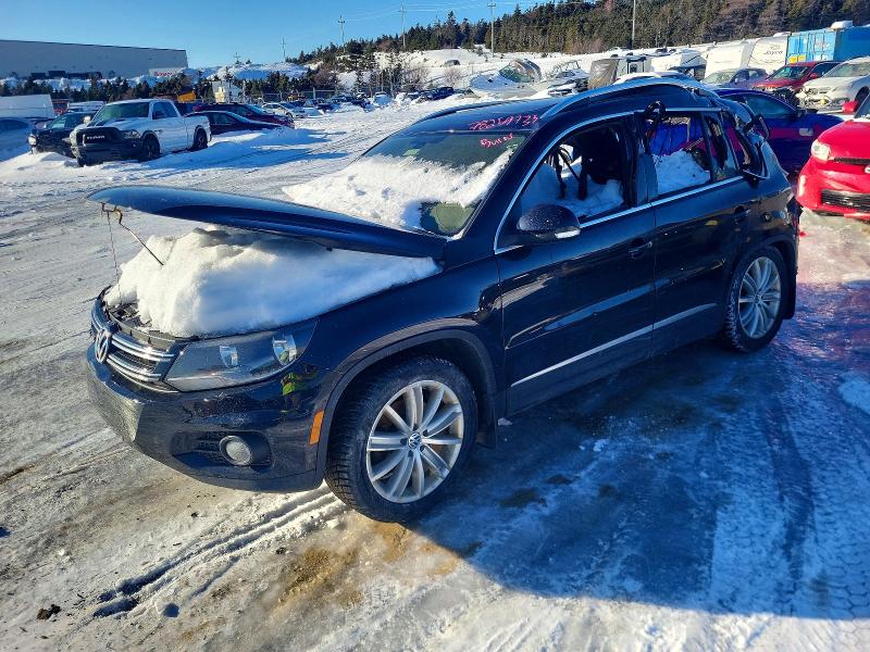 2016 Volkswagen Tiguan VIN WVGJV7AX8GW500565 COPART salvage auction — BURN, Nl - Non-Repairable, sold $80 on 2026-08-06 (photo 1)