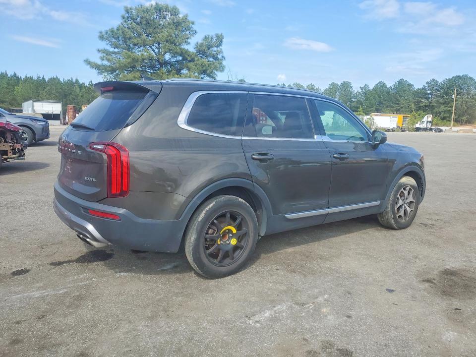 2021 Kia Telluride VIN 5XYP34HC4MG098607 COPART salvage auction — MINOR DENT/SCRATCHES, GA - CERTIFICATE OF TITLE, sold $6,600 on 2026-07-20 (photo 3)