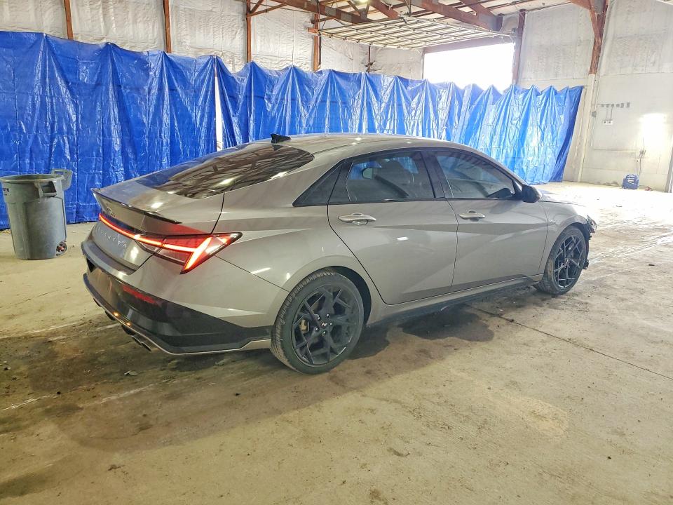 2025 Hyundai Elantra VIN KMHLR4DFXSU935042 COPART salvage auction — FRONT END, Ky - Cert Of Title-Salvage, sold $7,600 on 2026-07-13 (photo 3)