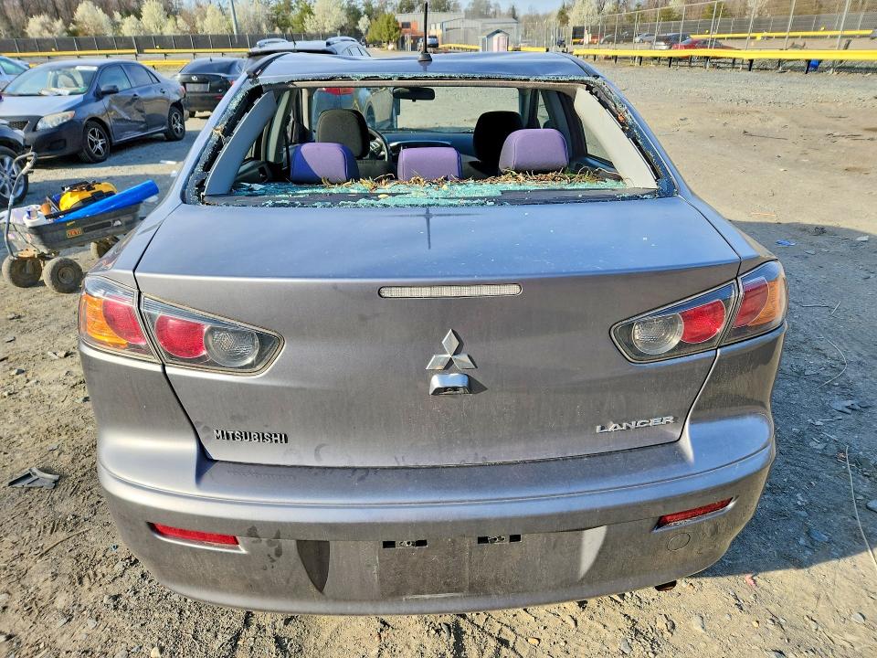 2017 Mitsubishi Lancer VIN JA32U2FU0HU000425 COPART salvage auction — ALL OVER, Md - Cert Of Salvage > 75% Damage, sold $650 on 2026-07-24 (photo 6)
