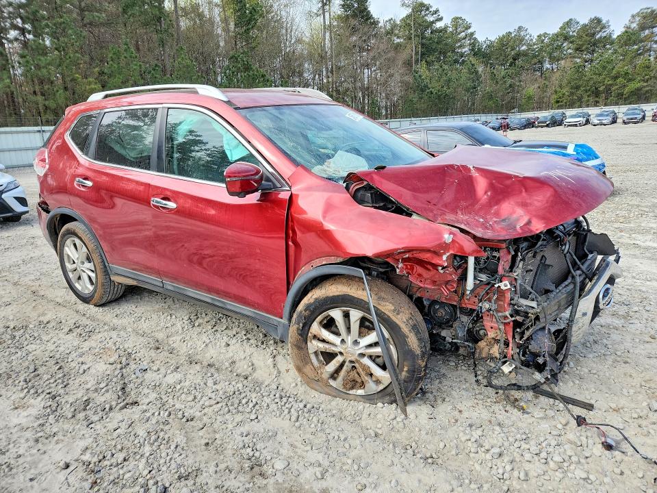2016 Nissan Rogue VIN 5N1AT2MT8GC917901 COPART salvage auction — FRONT END, Ga - Cert Of Title-Salvage, sold $1,450 on 2026-07-02 (photo 4)