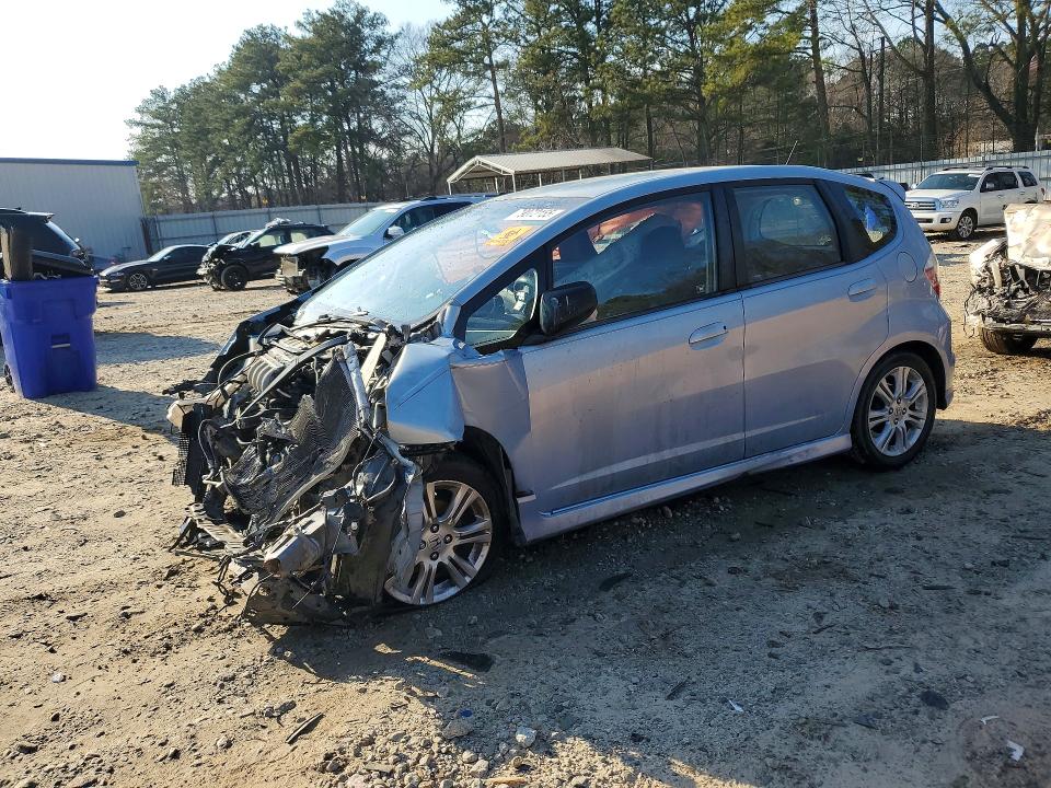 2009 Honda Fit VIN JHMGE884X9C002421 COPART salvage auction — FRONT END, Ga - Bill Of Sale - Parts Only, sold $250 on 2026-07-07 (photo 1)