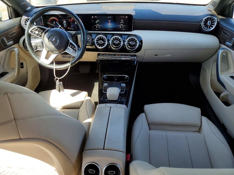 2019 Mercedes-benz A-klasse VIN WDD3G4FBXKW031786 COPART salvage auction — FRONT END, Ca - Salvage Certificate, sold $6,900 on 2026-08-18 (photo 8)