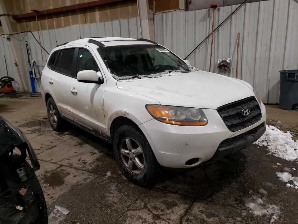 2008 Hyundai Santa fe VIN 5NMSG73D98H193336 COPART salvage auction — MECHANICAL, Ak - Cert Of Veh Title-Reconstructe, sold $25 on 2026-07-21 (photo 4)