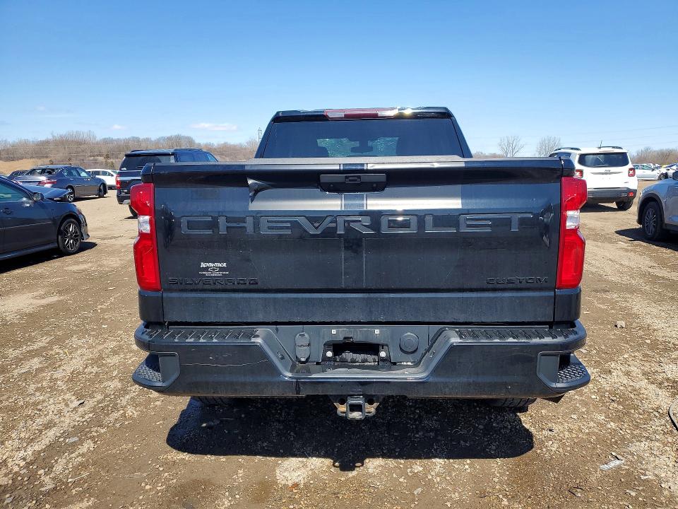 2021 Chevrolet Silverado VIN 1GCRYBEK2MZ306429 COPART salvage auction — HAIL, IL - SALVAGE CERTIFICATE, sold $8,000 on 2026-07-03 (photo 6)