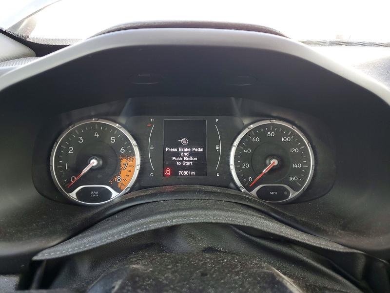 2018 Jeep Renegade VIN ZACCJABB2JPH91562 COPART salvage auction — REAR END, Fl - Cert Of Title Slvg Rebuildable, sold $1,200 on 2026-07-17 (photo 9)