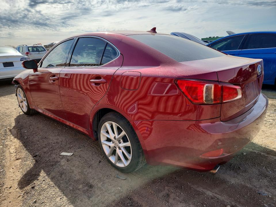 2012 Lexus Is VIN JTHCF5C20C5052837 COPART salvage auction — FRONT END, Il - Salvage Certificate, sold $1,150 on 2026-07-02 (photo 2)