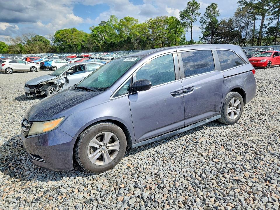 2016 Honda Odyssey VIN 5FNRL5H27GB035938 COPART salvage auction — FRONT END, Ga - Cert Of Title-Salvage, sold $975 on 2026-07-09 (photo 1)