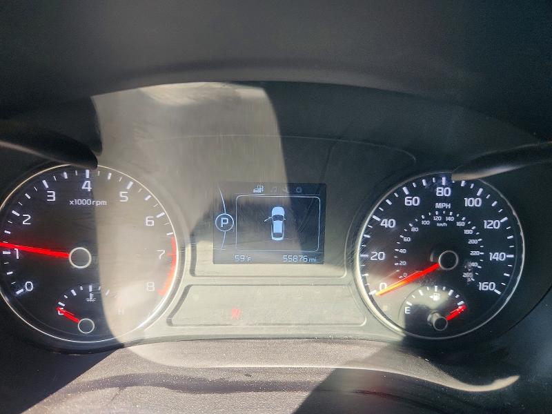 2018 Kia Optima VIN 5XXGU4L30JG215202 COPART salvage auction — FRONT END, NM - CERT OF TITLE-SALVAGE, sold $325 on 2026-07-23 (photo 9)