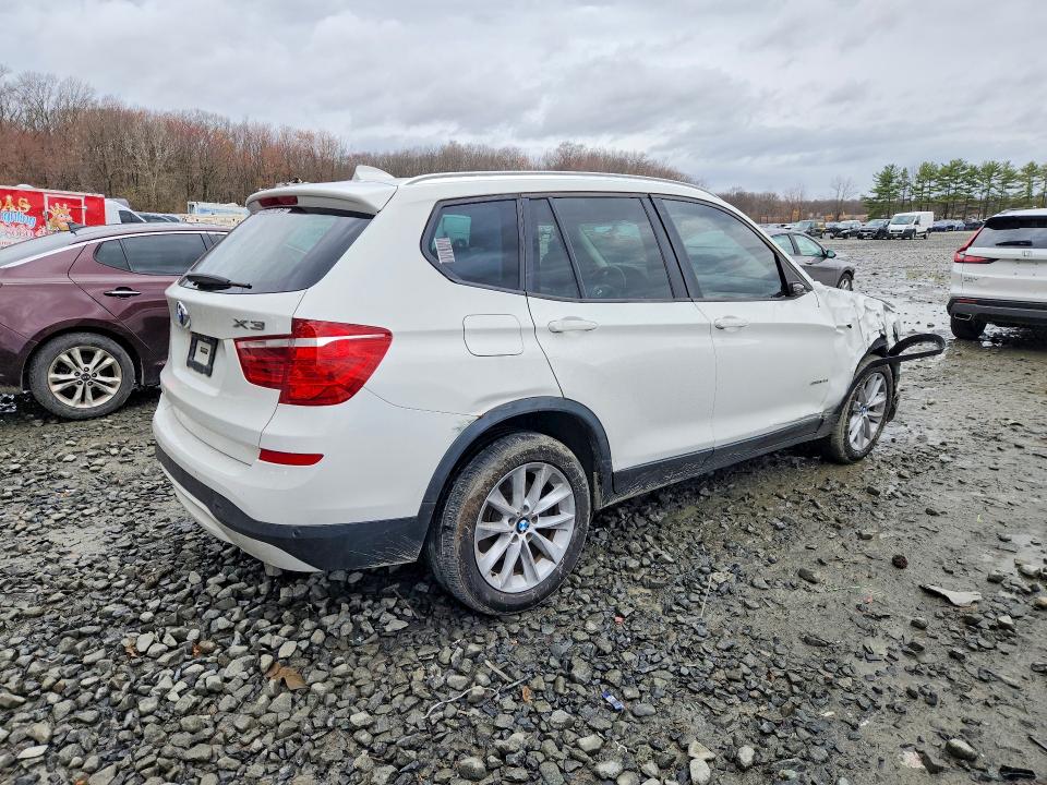 2017 BMW X3 VIN 5UXWZ7C54H0U47621 COPART salvage auction — FRONT END, Ga - Cert Of Title-Salvage, sold $1,950 on 2026-07-20 (photo 3)