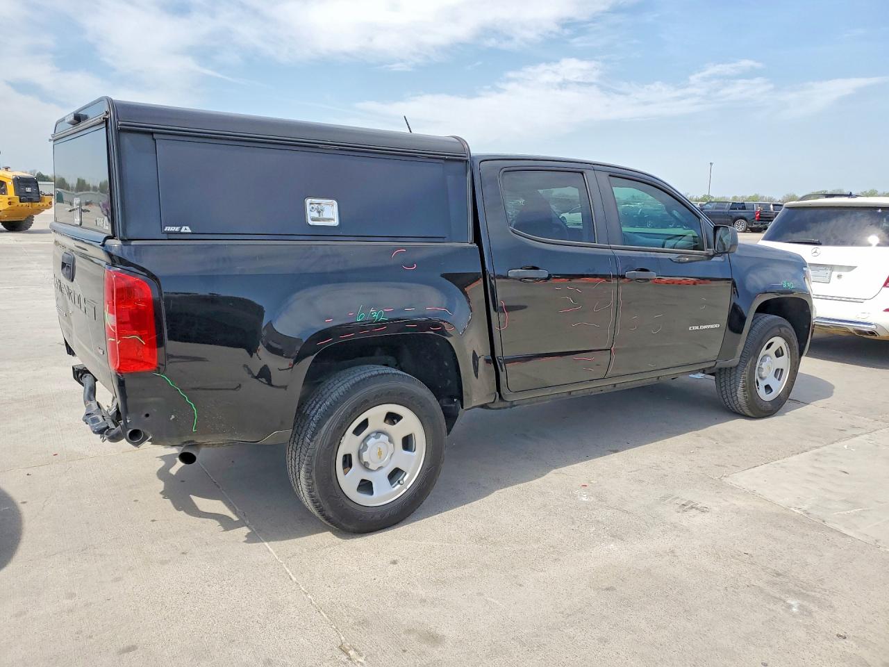 2021 Chevrolet Colorado VIN 1GCGSBEN5M1282595 COPART salvage auction — Front End, TX - SALVAGE VEHICLE TITLE (P), sold $7,300 on 2026-07-09 (photo 3)