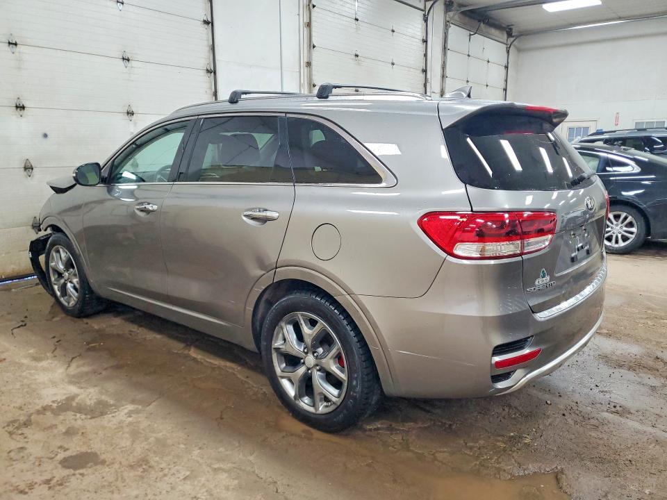 2017 Kia Sorento VIN 5XYPK4A53HG317531 COPART salvage auction — FRONT END, Mi - Certificate Of Title, sold $1,950 on 2026-07-22 (photo 2)