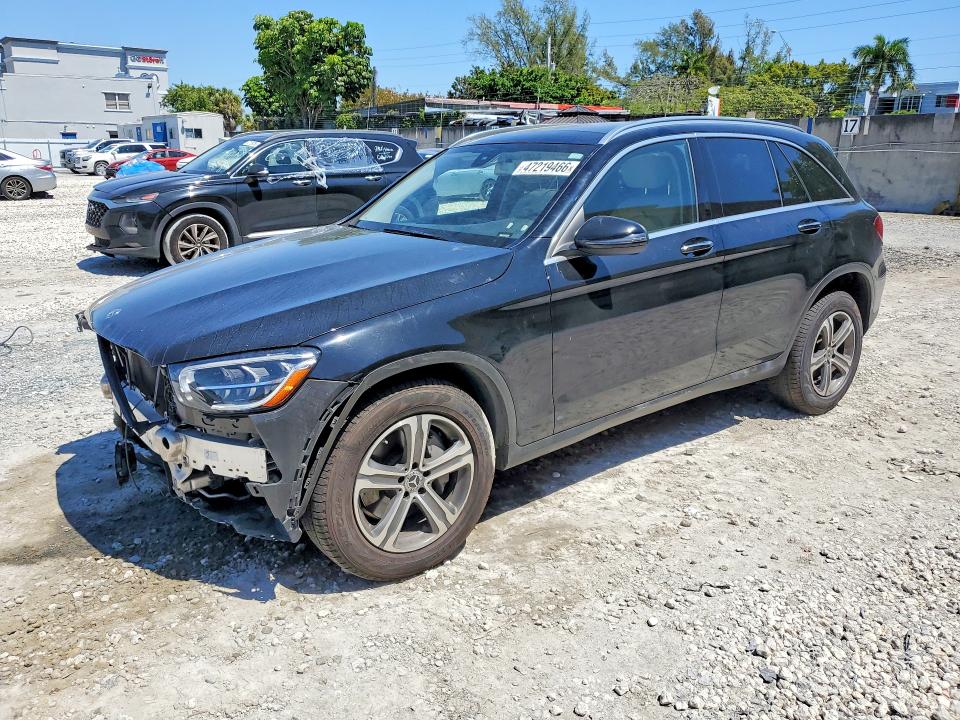 2020 Mercedes-benz Glc VIN W1N0G8DBXLF827827 COPART salvage auction — FRONT END, Salvage Title, sold $7,300 on 2026-07-10 (photo 1)