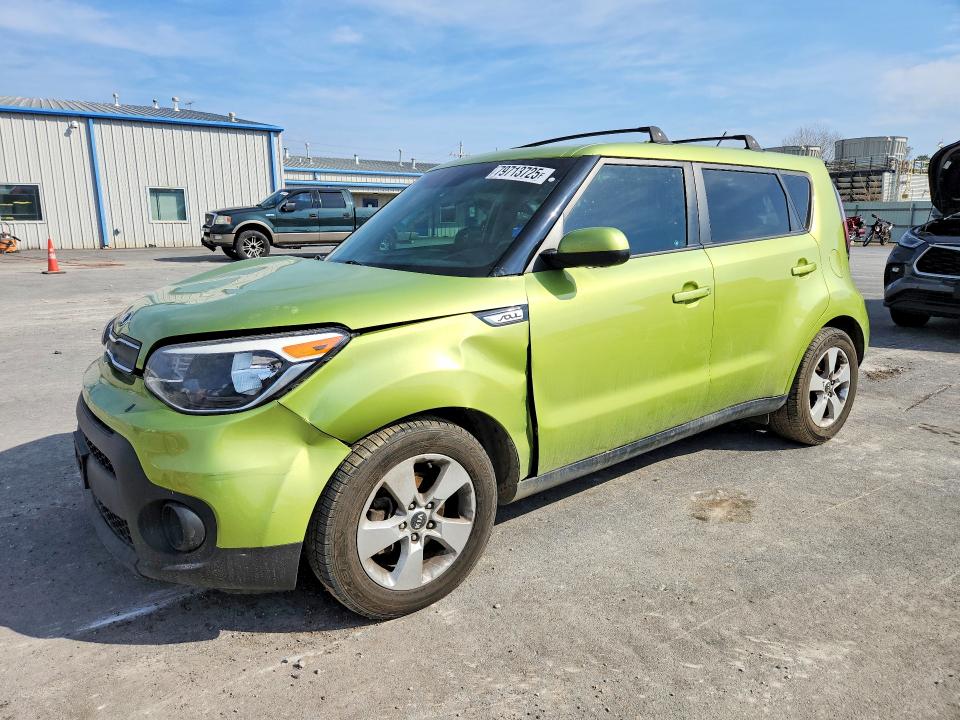 2018 Kia Soul VIN KNDJN2A26J7899442 COPART salvage auction — FRONT END, Ok - Cert Of Title-Salvage, sold $1,400 on 2026-07-15 (photo 1)