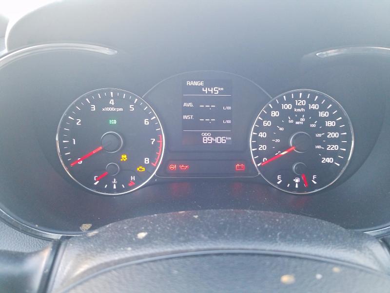 2014 Kia Forte VIN KNAFX4A65E5126295 COPART salvage auction — FRONT END, Qc - Gravement Accidente, sold $1,450 on 2026-07-07 (photo 9)
