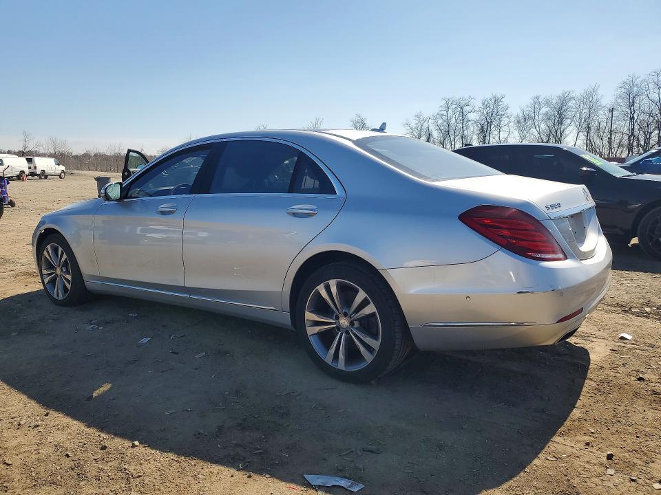 2015 Mercedes-benz S class VIN WDDUG8FB5FA160436 COPART salvage auction — FRONT END, Md - Cert Of Salvage-Abandoned, sold $5,900 on 2026-07-09 (photo 2)