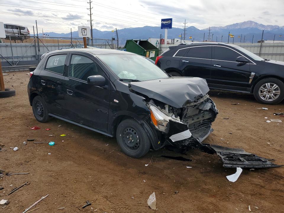 2023 Mitsubishi Mirage VIN ML32AUHJ1PH000596 COPART salvage auction — FRONT END, Id - Salvage Certificate Of Title, sold $1,150 on 2026-07-15 (photo 4)
