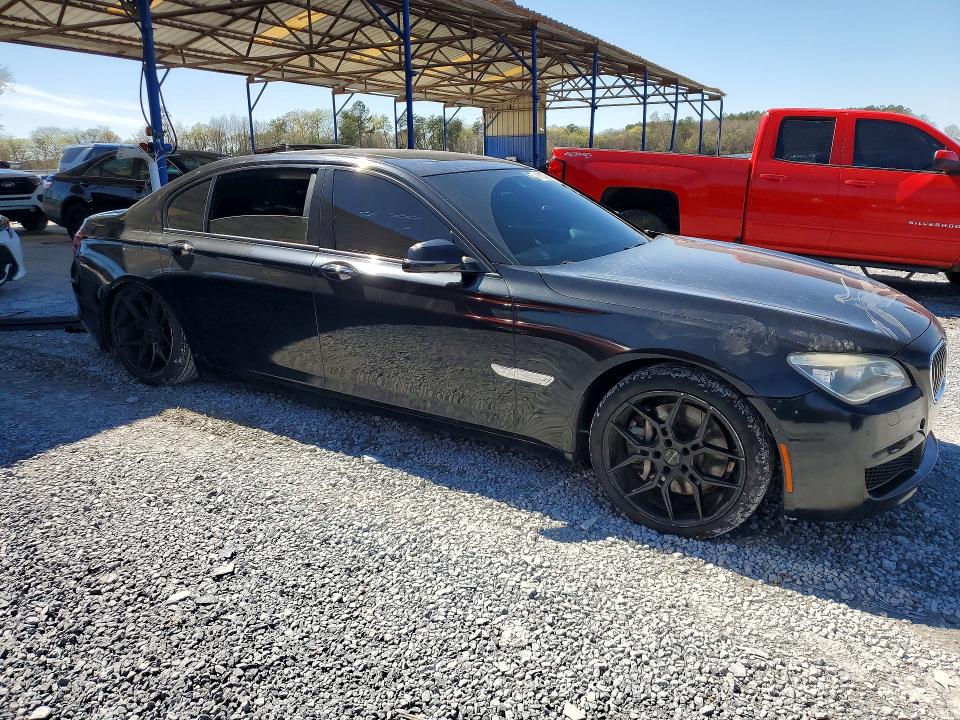 2014 BMW 7er VIN WBAYE8C55ED135448 COPART salvage auction — FRONT END, Ga - Certificate Of Title (P), sold $3,500 on 2026-08-01 (photo 4)